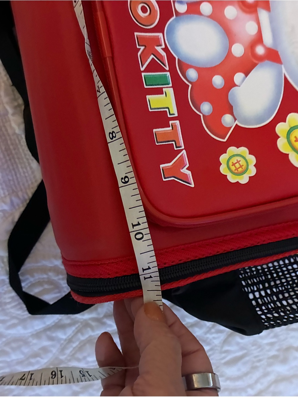 Vintage 90a kingstar Hello Kitty Red and Black back pack - Picture 10 of 16